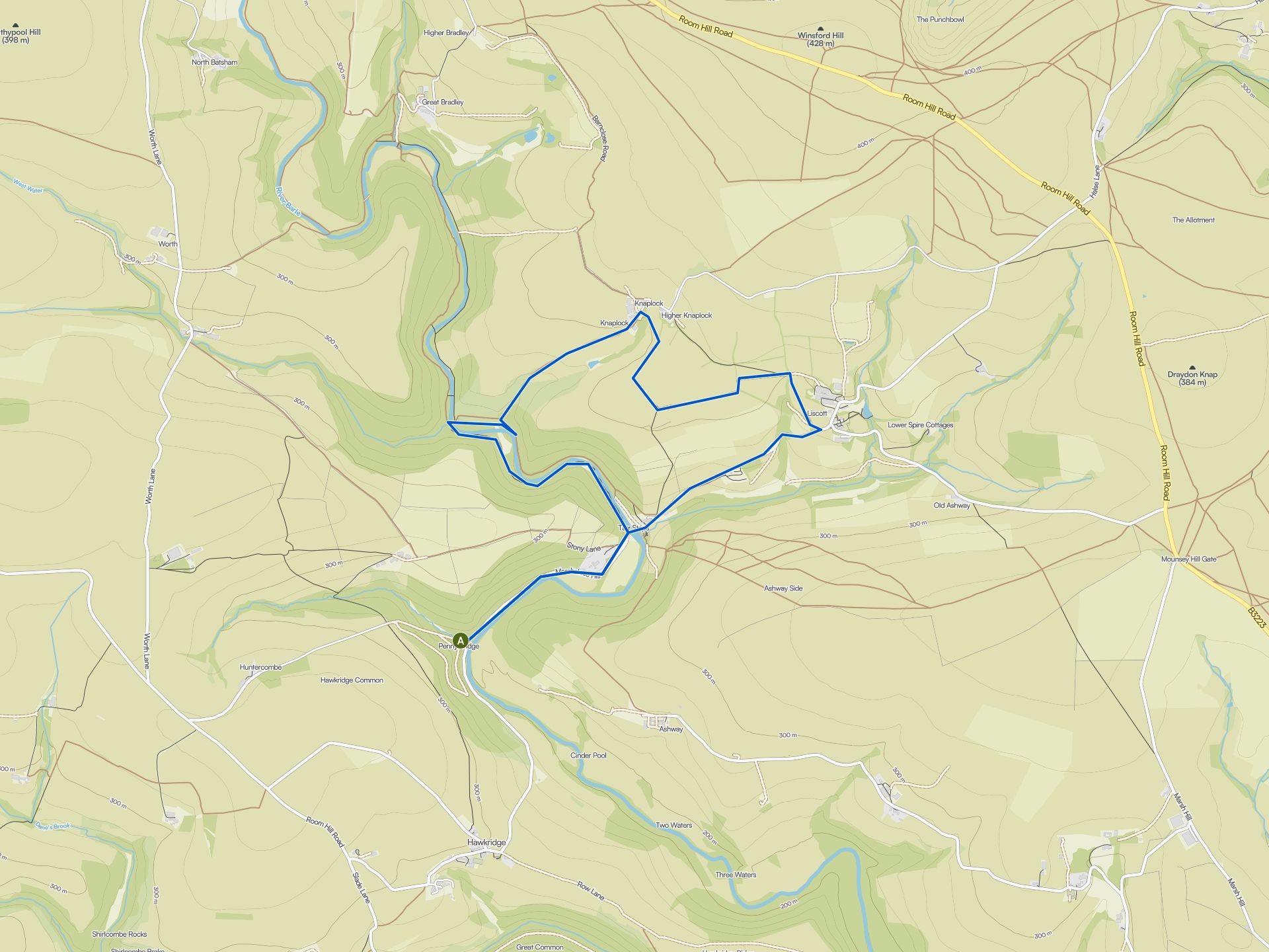 Easy hikes and walks around Knowstone | Komoot